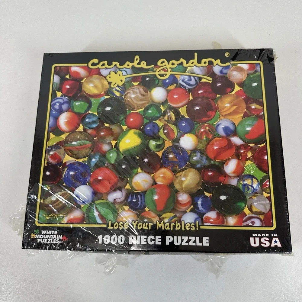 White Mountain Lose‎ Your Marbles 1000 Piece Puzzle Carole Gordon 24